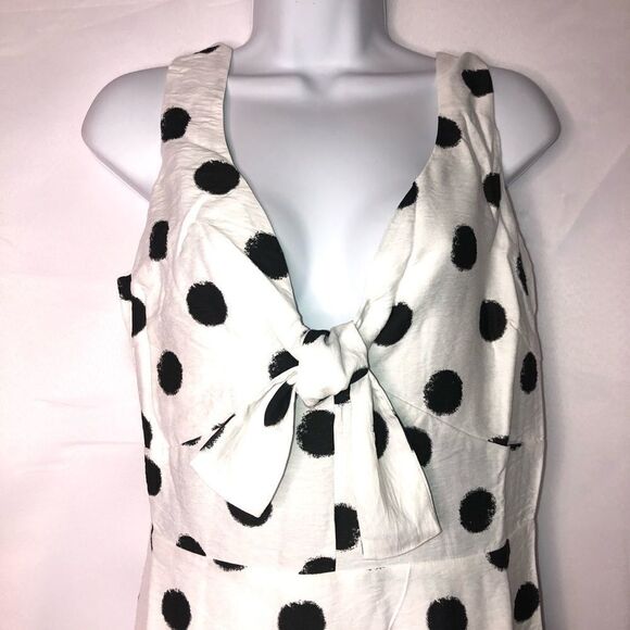 Senlis “Elise” polka dot mini size L NWOT - Picture 6 of 10